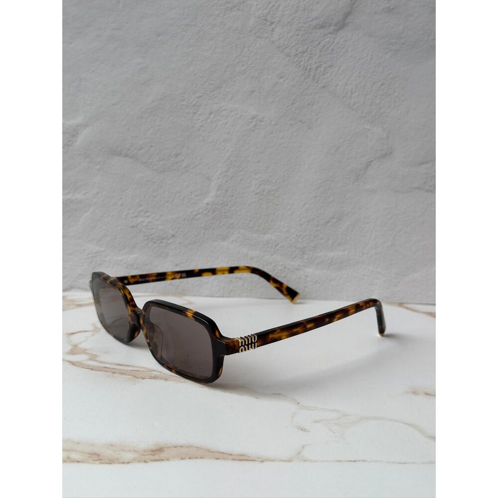 NEW Miu Miu MU11ZS Brown Havana Sunglasses $518 - Picture 8 of 9